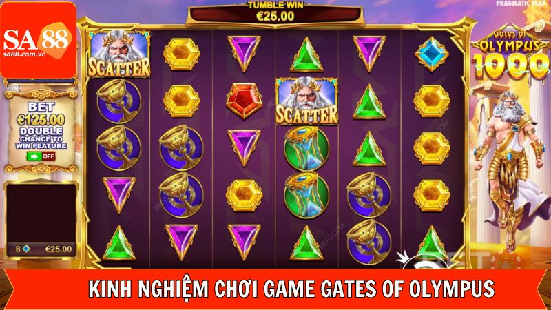 Gates of Olympus - Game Thần Thoại Hy Lạp Hấp Dẫn Tại SA88 4 Bí kíp săn hũ thành công từ cao thủ